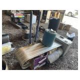 Tarps, Metal Tabogen, Jug, Metal Trunk,