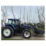 2002 New Holland TM115 MFWD Tractor