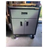 Gladiator 2 Door Shop Cart on Wheels W/ Drawer