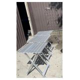 Wine Rack & 3 Camping Tables