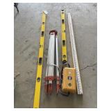 Survey Equipment & Stanley 2' & 4' Levels