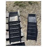 Set of Black Car Ramps