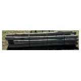 Bundle of 5'-7' x 9'-12' Treated Blunt Posts