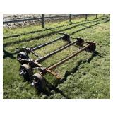 3 - 3500lb Used Spring Axles W/ 5 Bolt Hubs