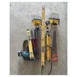 Shop Light, Stanley 2' & 4' Level, Makita 13mm