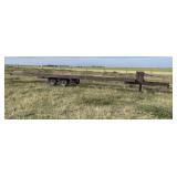 28' Double Axle Trailer Frame Shop Built