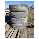 4 - Blizzak 155/65R13 Tires On Universal Rims