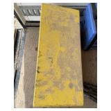 Yellow Box Of Pipe Threaders, Plumbers Vice