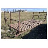 Pipe Cattle Guard Crossing W/ Springs