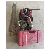 Ratchet Straps, Bungee Cords, Various Tools,