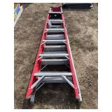 Red 6' Ladder & 8' Ladder