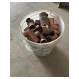 Assortment Of Large Copper Plumbing Fittings