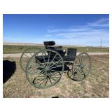 Antique 4 Wooden Wheel Wagon