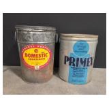 2 metal pails