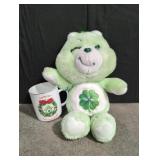Vintage Lucky Care Bear and mug