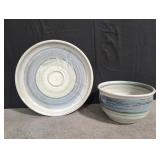 Beautiful grey and blue pottery pieces