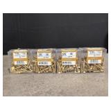 Four boxes of #8 - 1 1/4' brass screws