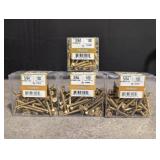 Three boxes of #8 - 1 1/2' Brass screws, one box