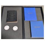 Oddfellows Lodge books and pins 1934