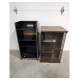 Stereo cabinet with glass doors 21' w x 18' d x