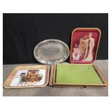 Food warmer, tested, 2 Coke trays and silver