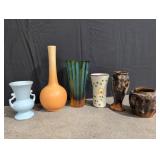 Assorted vases