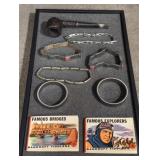 Vintage armbands and collectibles lot