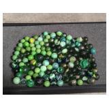 Green marbles