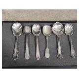 6 sugar spoons, pre 1940