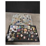 Large assortment of pins