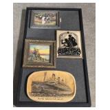 Osborne plaque, 2 prints and silhouette kit