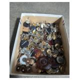 Large variety of assorted buttons