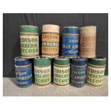 Vintage Edison Amberol Records, assortment