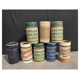 Vintage Edison Amberol Records, assortment