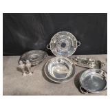 E. P. Copper Silver serving plates