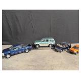 Die cast modern SUV and truck models