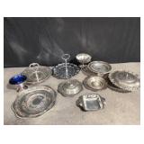 Viking E. P. Copper Silver Serving Dishes