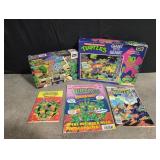 Teenage Mutant Ninja Turtles puzzles, book,
