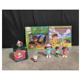 Dora the Explorer books and figurines