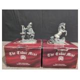 Unicorn light and fountain of life figurines