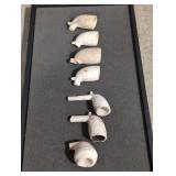 Clay pipe bowls 1800's Canada