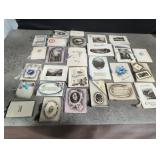 Vintage lot of 27 Christmas cards, salesman's