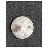 1917 Canada 25 cent coin