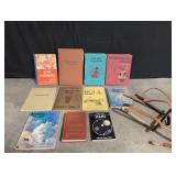 Assorted vintage books