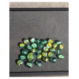 Assorted cat eye marbles