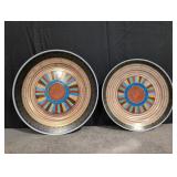 Vintage Japanese hand painted 1,000 Faces plates