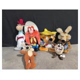 6 Looney tunes vintage plush