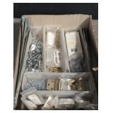 Variety of screws, hinges and other items
