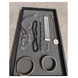 Assortment of costume jewelry