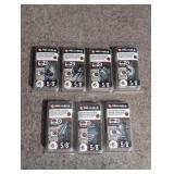 Seven boxes of #6 - 5/8' Colored screws - new
